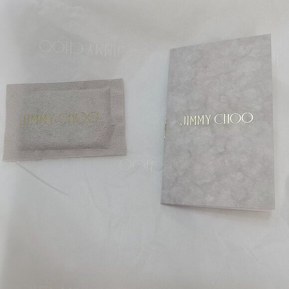 JIMMY CHOO Kendrix 100 - Suede Booties with Embroidery Black/White - Picture 13 of 15